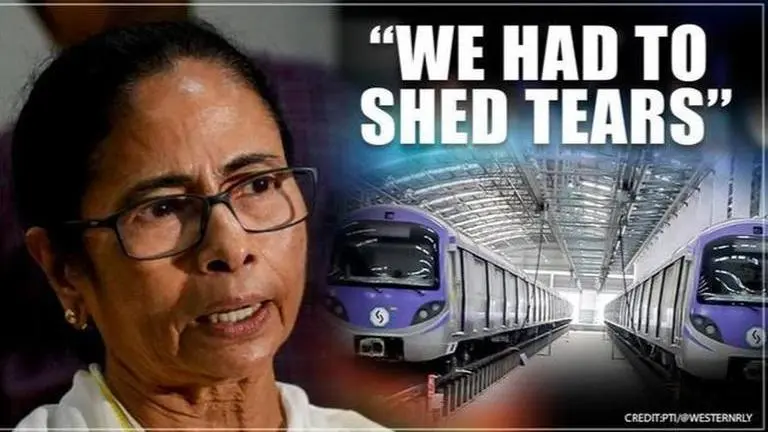 'Shed tears for it': Mamata Banerjee takes umbrage for being snubbed at metro launch Mamata