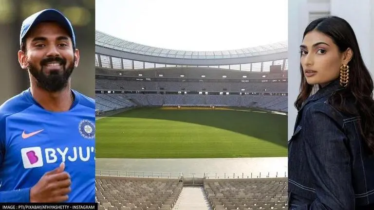 Athiya Shetty attends IPL with friends to back beau KL Rahul, poses in front of his poster Athiya Shetty