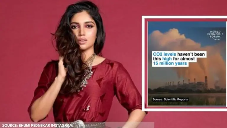 Bhumi Pednekar highlights issue of rising CO2 levels in latest video, calls it 'scary' Bhumi Pednekar