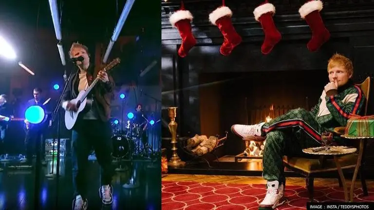 Ed Sheeran performs 'Perfect', 'Bad Habits' at LA show; reveals his Christmas tradition ed sheeran Christmas tradition