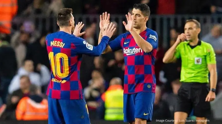 Lionel Messi spotted in Barcelona dining with friend Luis Suarez amid transfer chaos lionel messi
