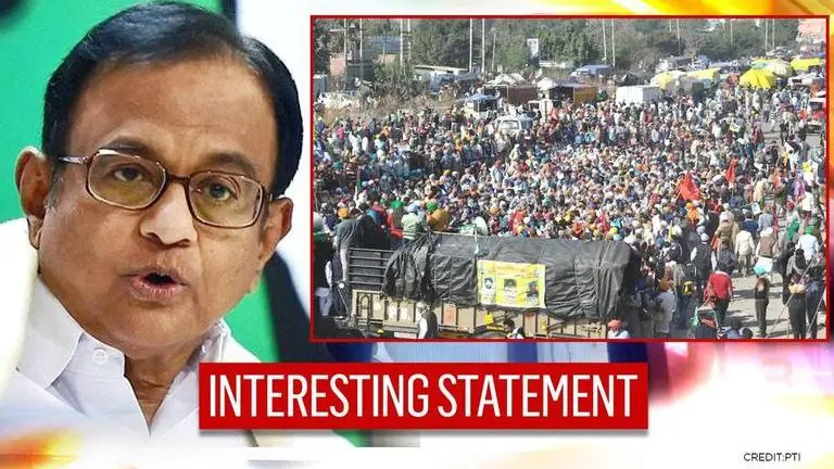 Chidambaram quotes Tamil poet Tiruvalluvar; cites farmers 'who believe they're deceived' Chidambaram