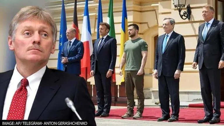 Russia warns supplying arms to Ukraine will 'prolong conflict' amid EU leaders' Kyiv visit Russia