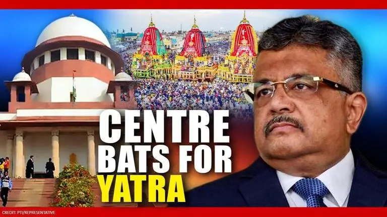 Ritual going on for centuries shouldn't be interfered with: Centre backs Puri Yatra in SC PURI RATH YATRA