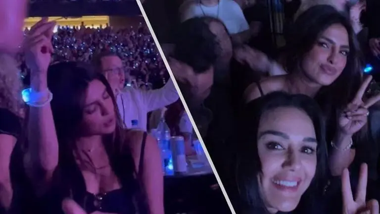 Preity Zinta, Priyanka Chopra reunite for a 'fun night' at Jonas Brothers' concert Preity Zinta