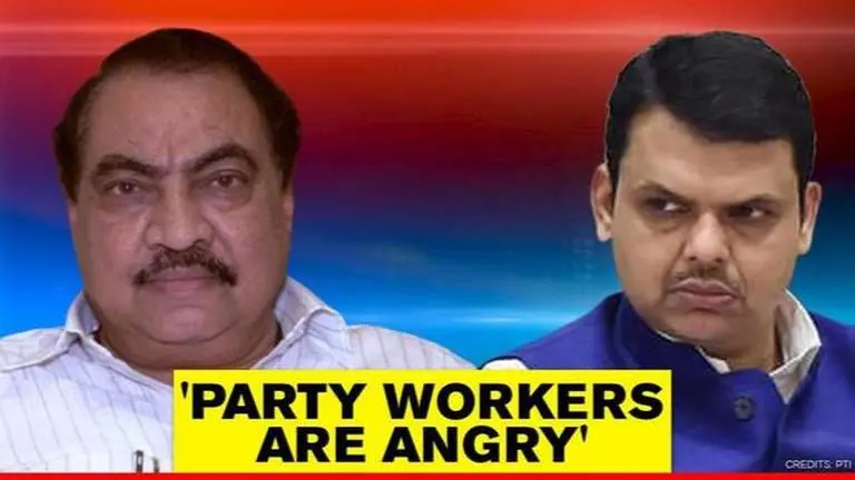 'Those who came in politics in last 15 yrs teaching us': Khadse fires salvo at Fadnavis Khadse