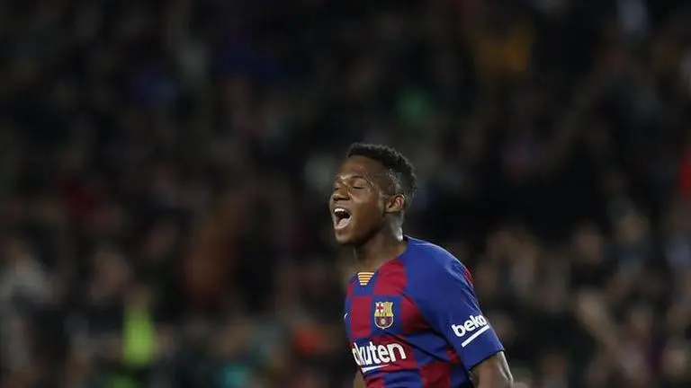 Barcelona teenager Ansu Fati out 4 months after knee surgery
