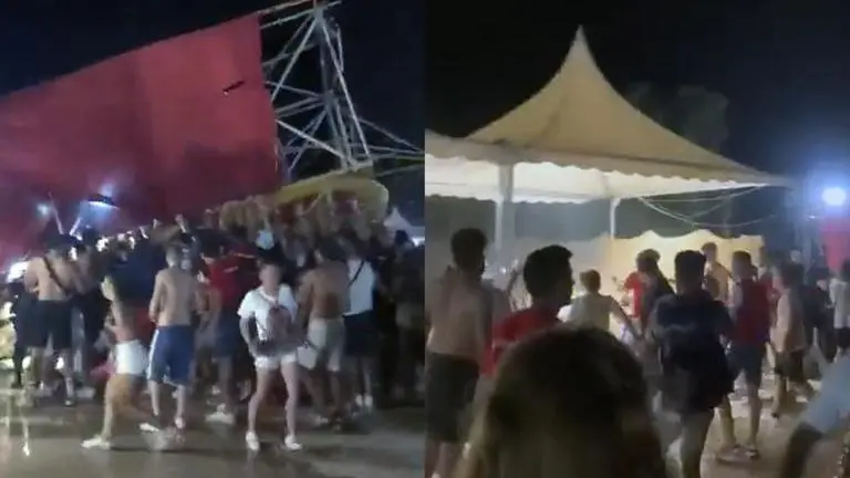Strong winds hit Spanish music festival; one dead & several injured
