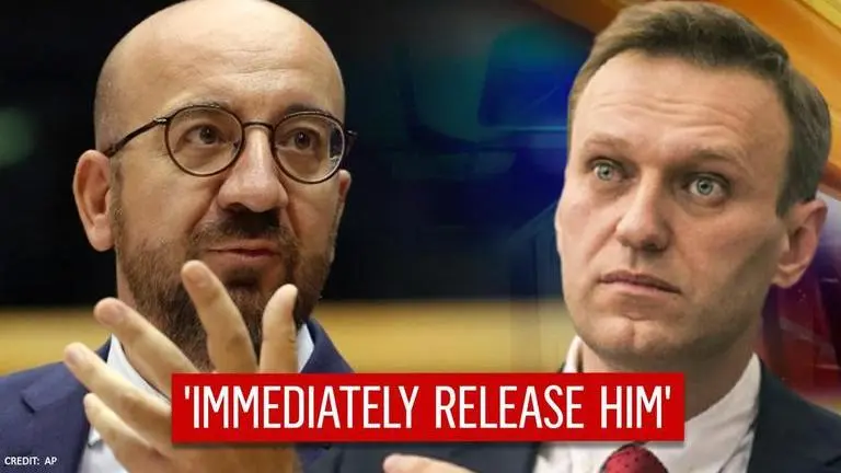European Council President calls Navalny's detention 'unacceptable', demands release European