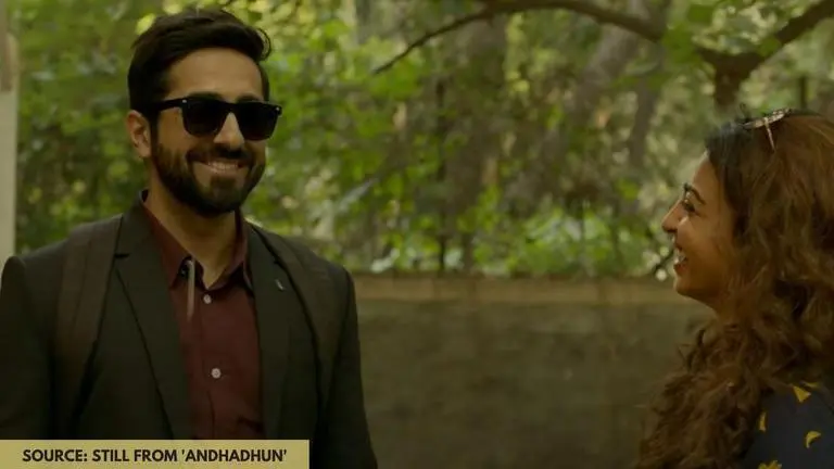 Ayushmann Khurrana's Andhadhun and other Bollywood films that had a visually impaired lead Ayushmann Khurrana