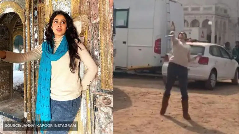 Janhvi Kapoor plays badminton on film's set and jokes about 'missing the point 24/7' Janhvi Kapoor