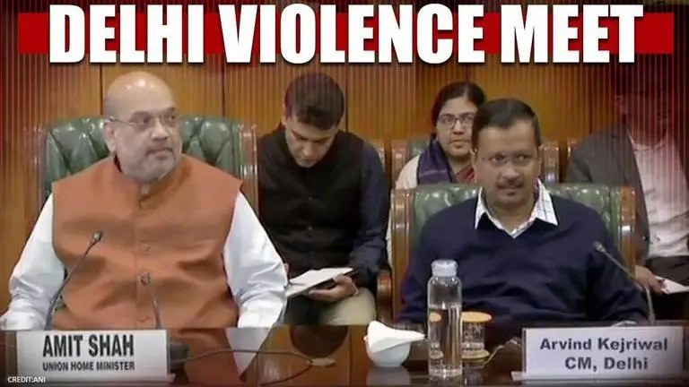Delhi Violence: Meeting convened by Amit Shah resolves to enhance police-MLA coordination Delhi