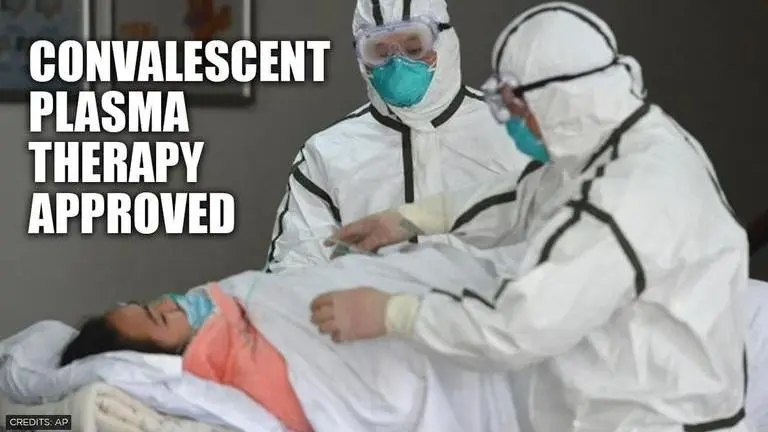 CDSCO gives nod to convalescent plasma therapy clinical trial in COVID-19 patients COVID-19