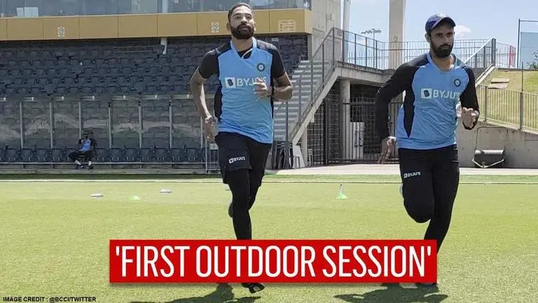 Team India sweat it out in their first outdoor & gym session after landing in Australia India vs Australia