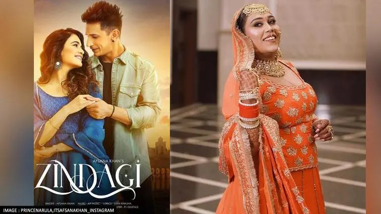 Newlywed Afsana Khan collaborates with Yuvika Chaudhary and Prince Narula for 'Zindagi' Afsana Khan