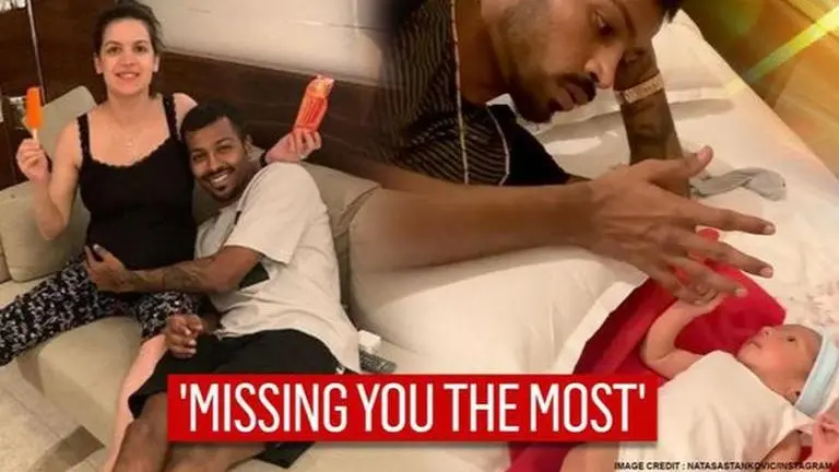 Natasa Stankovic wishes husband Hardik Pandya on his birthday; shares unseen pictures Natasa Stankovic