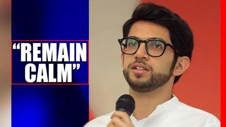 Aaditya Thackeray appeals for calm, asks Sena workers to focus on delivering promises Aaditya