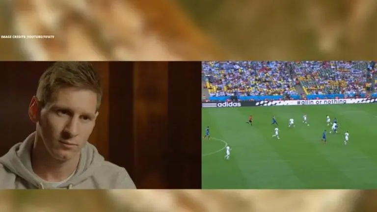 Lionel Messi watching Argentina's missed chances in 2014 World Cup final is rough viewing lionel messi