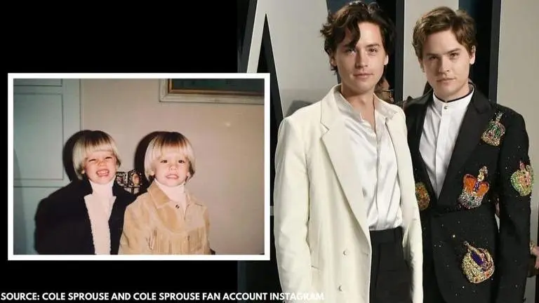 Cole Sprouse shares ‘cursed photo from youth’ to wish twin Dylan Sprouse on their birthday Cole Sprouse