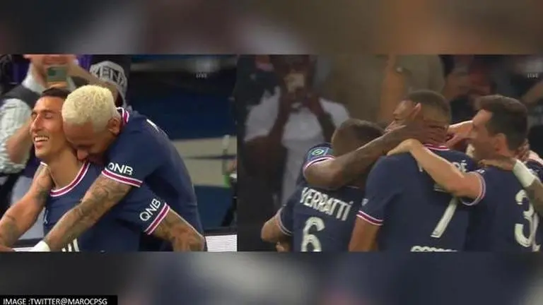 Teary-eyed Angel Di Maria bids adieu with final goal for PSG as Mbappe extends contract Angel Di Maria, Kylian Mbappe, PSG, Angel Di Maria farewell, Kylian Mbappe contract, mbappe contract, angel di maria last match, angel di maria psg
