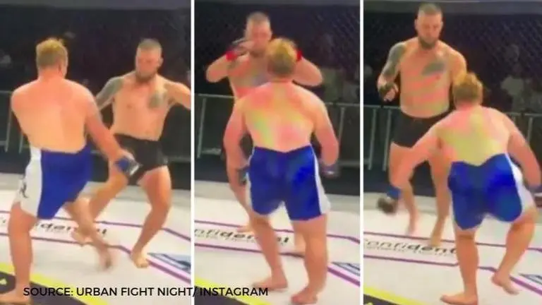Dean Maxwell suffers leg break after taking vicious kick at Urban Fight Night 24: Watch Dean Maxwell