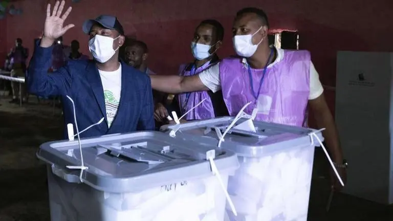 Ethiopia PM casts ballot in delayed elections Abiy Ahmed