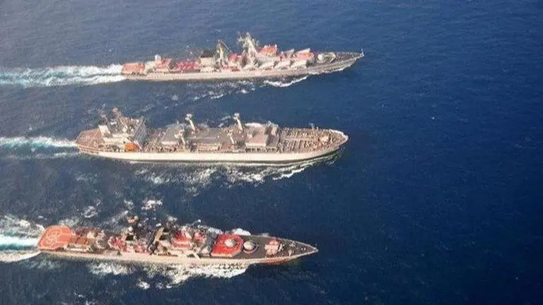 Indian and Bangladeshi navies hold military drill
