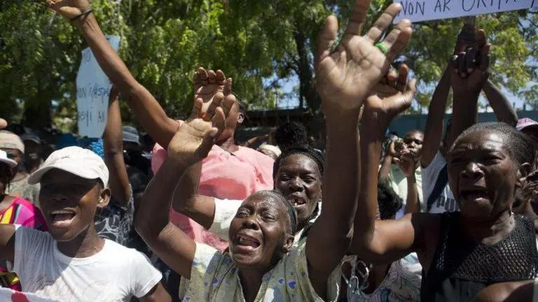 Haitians demand justice over cholera outbreak