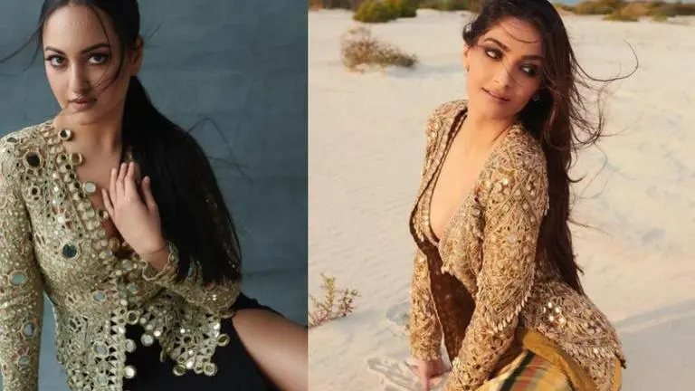 Sonam Kapoor vs Sonakshi Sinha: Who donned Arpita Mehta's Mirror collection better? sonam kapoor