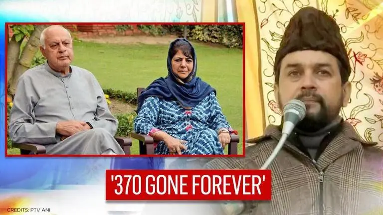 Anurag Thakur avers 'Article 370 gone forever' ahead of DDC polls; slams Abdullah & Mufti Article 370