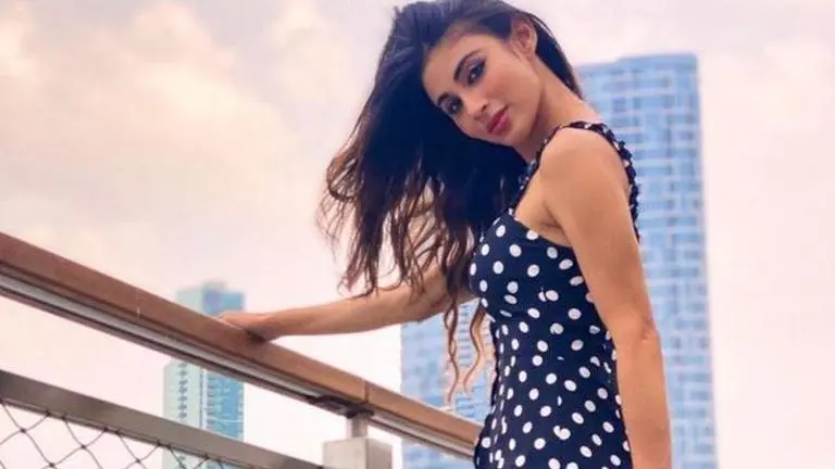 Mouni Roy sizzles in a black netted dress; fans say 'calling the fire brigade' Mouni Roy