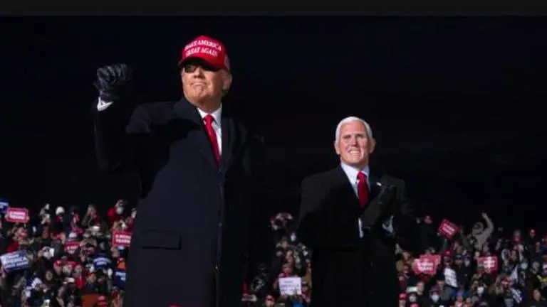 Trump locked in tight races with Biden