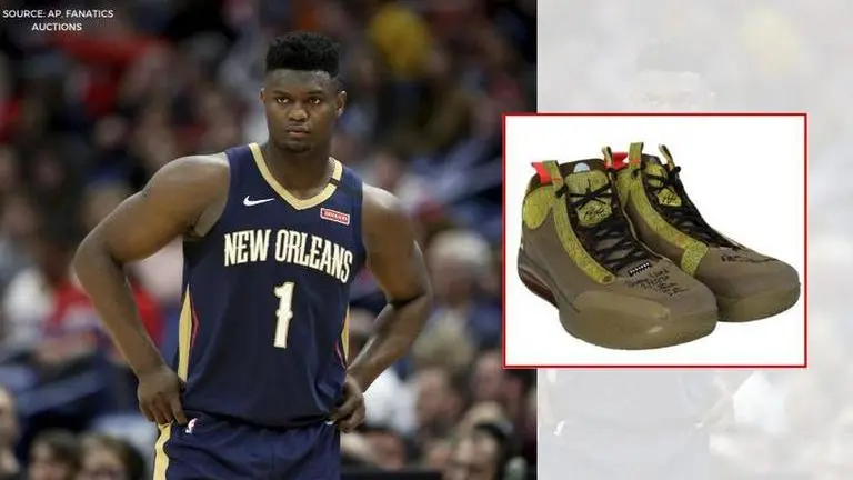 Zion Williamson's game-used, signed shoes from Lakers matchup in February sell for $24,000 zion williamson