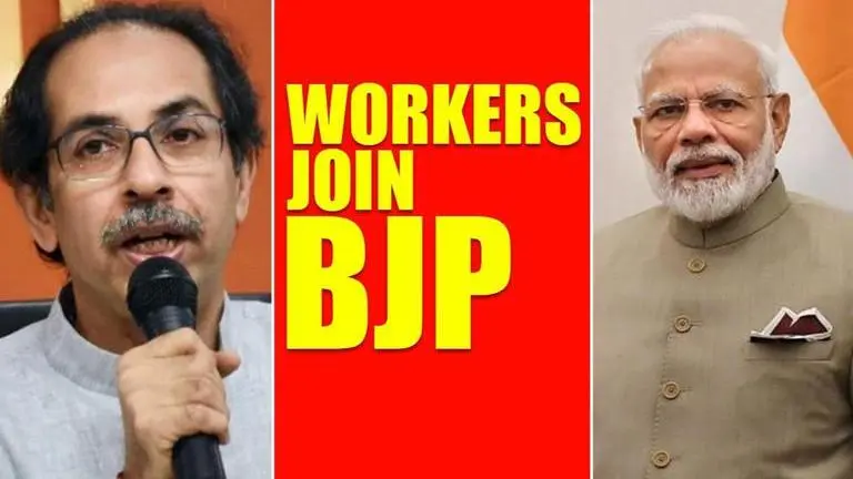 400 Shiv Sena workers in Mumbai join BJP, say 'unhappy with alliance' Shiv Sena
