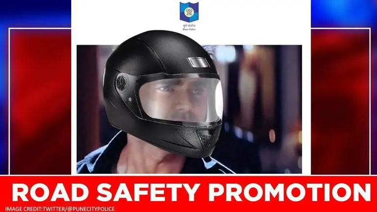 Pune Police shares meme on Suniel Shetty's 'Dhadkan' to encourage wearing helmets Pune Police