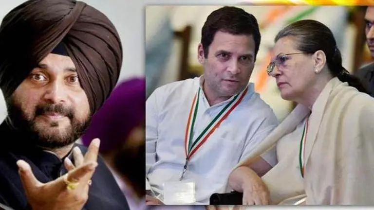 Navjot sidhu, Rahul Gandhi, Sonia Gandhi