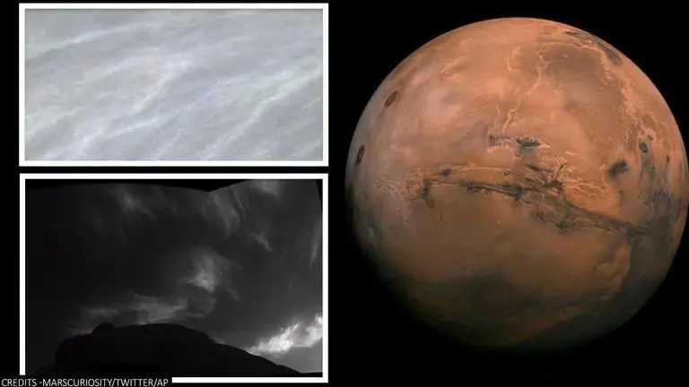 NASA's Curiosity Rover captures 'shining clouds' on Mars with 'iridescent wisps' Curiosity Rover