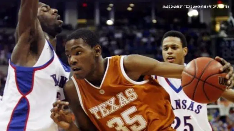 Kevin Durant's NCAA POY Trophy, courtside seats rake in $110,000 at All in Challenge Kevin Durant