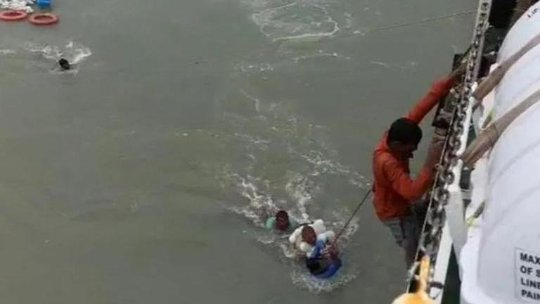 Coast Guard Rescues 12 Crew Members Of Sinking Vessel In Arabian Sea ...