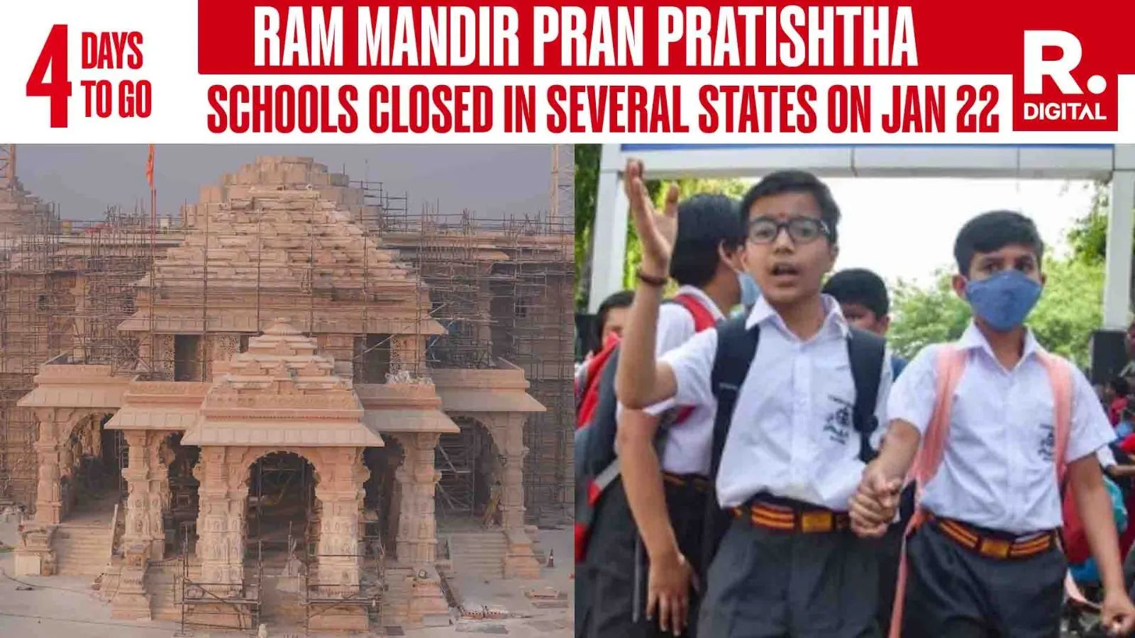 Ayodhya Ram Mandir Opening THESE States Declared School Holiday on