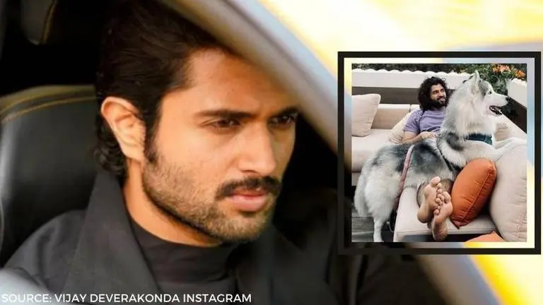 Vijay Deverakonda enjoys 'last few days' with dog before hitting sets, Alia drops hearts Vijay Deverakonda