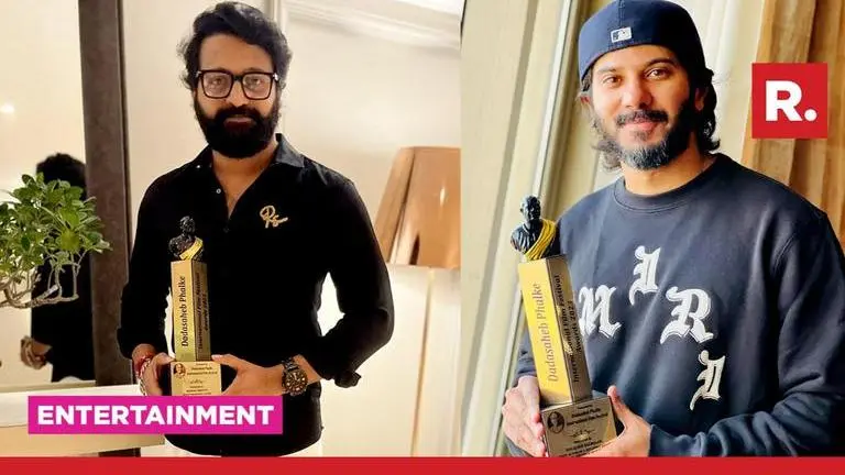 Rishab Shetty, Dulquer Salmaan pen notes post Dadasaheb Phalke Int'l Film Award win Dulquer Salmaan and Rishab Shetty