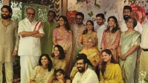 Abhiram Daggubati-Prathyusha Chaparala wedding, family photo from star-studded gathering goes viral Abhiram Daggubatti-Pratyusha wedding rare photo