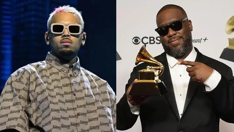 Chris Brown issues apology for outburst following Grammy loss; texts Robert Glasper Chris Brown and Robert Glasper