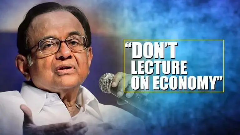 BJP takes on Chidambaram: 'Went to jail in financial scam case, don't lecture on economy' Chidambaram