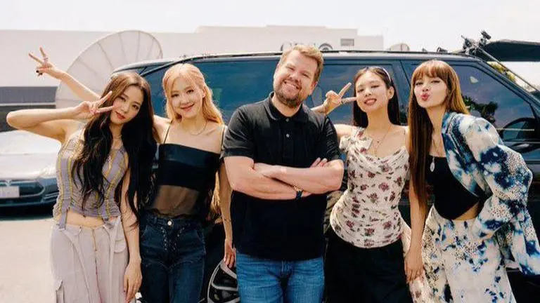 BLACKPINK members join James Cordon on Carpool Karaoke, sing Pink Venom, How You Like That BLACKPINK