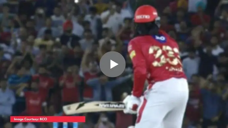 Chris Gayle takes SRH to the cleaners with 104* for KXIP in IPL 2018; watch video Chris Gayle