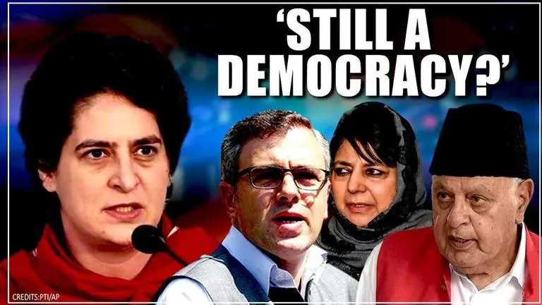 Congress stages walkout in Lok Sabha, demands release of Abdullahs, other detained leaders Congress