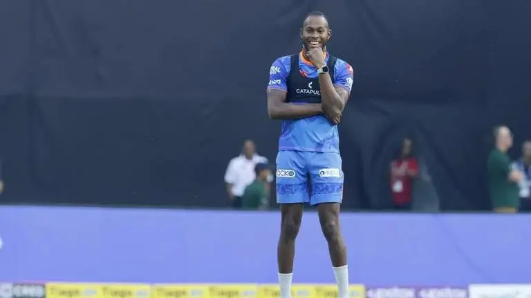 Jofra Archer in training nets