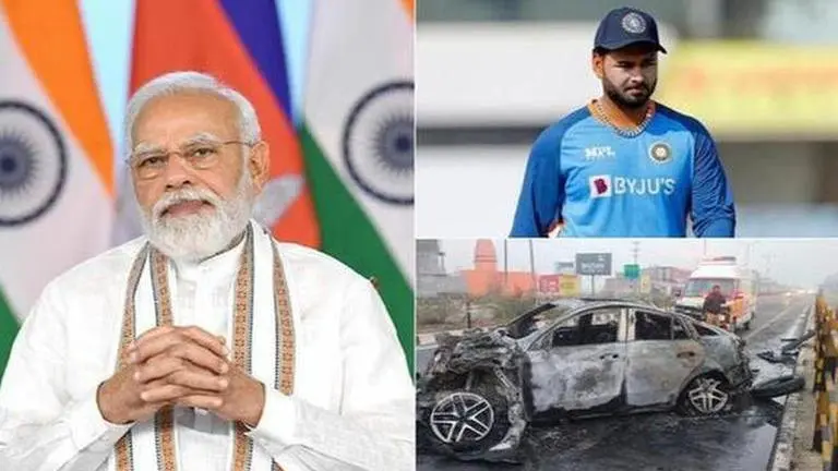 'Distressed by accident of Rishabh Pant': PM Modi wishes speedy recovery to India player PM Modi, Rishabh Pant, Narendra Modi, Rishabh Pant accident, risbhabh pant car accident, rishabh pant accident, narendra modi rishabh pant